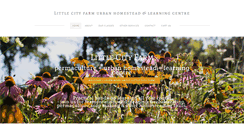 Desktop Screenshot of littlecityfarm.ca