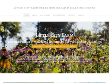 Tablet Screenshot of littlecityfarm.ca